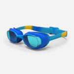Kids’ Swimming Goggles - Xbase blue yellow tinted blue