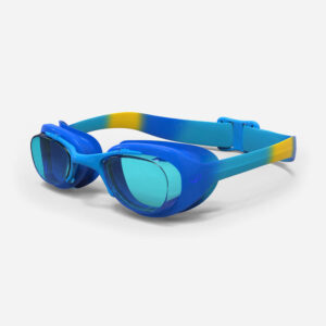 Kids’ Swimming Goggles - Xbase blue yellow tinted blue
